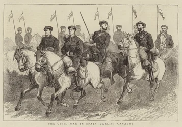 The Civil War in Spain, Carlist Cavalry